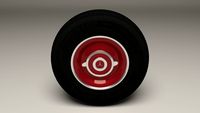 Old Mercedes Wheel 3D Model