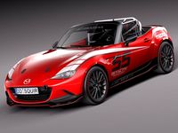 Mazda MX5 2016 CUP Race Car 3D Model