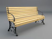 Bench 3D Model