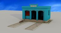 Passenger pavilion 1 3D Model