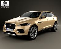 Jaguar CX17 2013 3D Model
