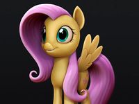 My Little Pony Fluttershy 3D Model