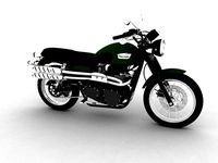 Triumph Scrambler 900 2012 3D Model