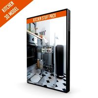 Kitchen stuff 3D Model