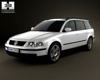 Volkswagen Passat B5 variant 1997 3D Model