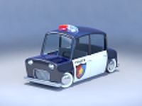 Toycar Police 3D Model