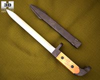 AK47 bayonet 3D Model