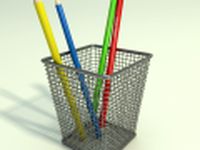 Pencil Cup 3D Model