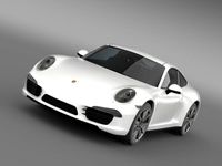 Porsche 911 Carerra S 2013 3D Model