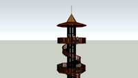 Viewing tower spiral