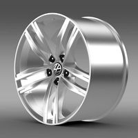 Volkswagen Golf TDI rim 3D Model