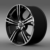 Audi R8 Exclusive rim 3D Model