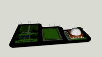 mosque and field