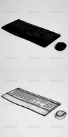 CGAxis Keyboard and Mouse Electronics 26