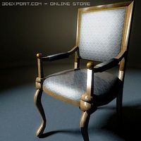 chair ampir lp 3D Model