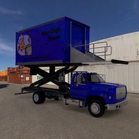 Airport Supply Truck 3D Model
