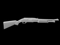 Shotgun 3D Model