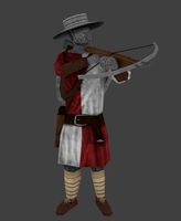 Low Poly Rigged Crossbowman
