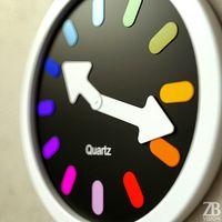 Colourful Clock