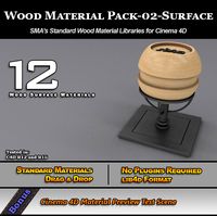 Standard Wood Material Pack-02-Surface for C4D