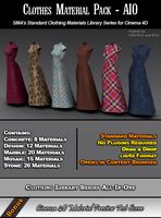 Standard Clothes Material Pack-AIO for Cinema 4D