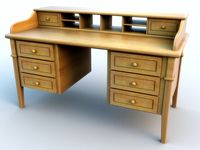 Writing desk 3D Model