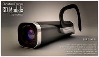 Ear Video Camera 3D Model