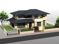 Perspective house01 3D Model