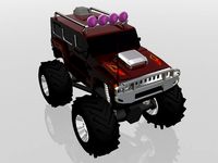 Hummer Monster 3D Model