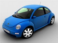 VW New Beetle 3D Model