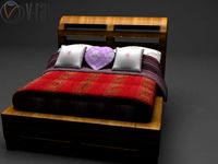 bed 002 3D Model