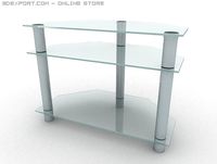 Glass table 3D Model