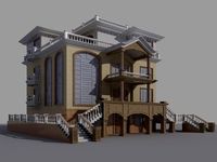 Villa 140 3D Model