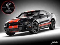 Shelby GT500 2010 3D Model