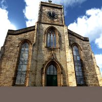 Church Low Poly 3d Model