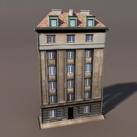 Apartment House #109 Low Poly 3d Model