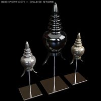 Decorative Accessories Finials 3D Model