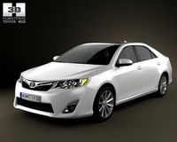 Toyota Camry 2012 US Version 3D Model