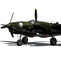Lockheed P38 Lightning Journeys End 3D Model