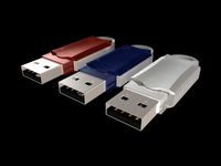 USB Memory Stick 3D Model