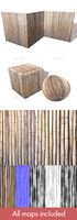 Bamboo Wall Seamless Texture
