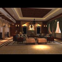 Photorealistic Living Room 0048 3D Model