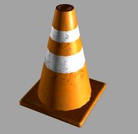 Traffic cone 3D Model