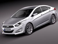Hyundai I40 Sonata 2012 sedan 3D Model