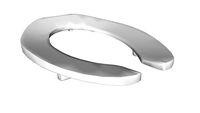 K-4679-CA Lustra(TM) Elongated toilet seat with 1' bumpers and anti-microbial agent
