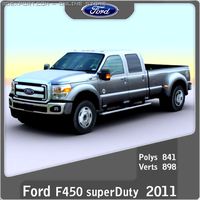 2011 Ford F450 superDuty 3D Model