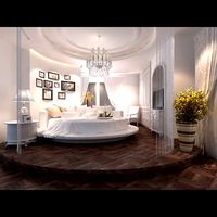 Photorealistic Bedroom 0007 3D Model