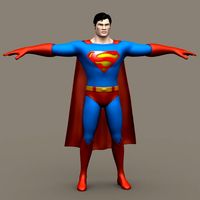 Superman 3D Model