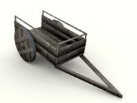 Old cart 3D Model