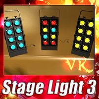 Moving Head LED Stage Light 03 3D Model